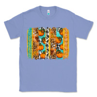 Colony Blue Fall Pumpkin brushstrokes Classic Tee - NancyCooperArtShop