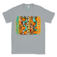 Heather Grey Fall Pumpkin brushstrokes Classic Tee - NancyCooperArtShop
