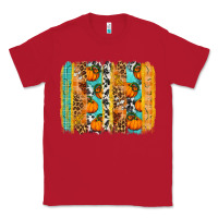 Red Fall Pumpkin brushstrokes Classic Tee - NancyCooperArtShop