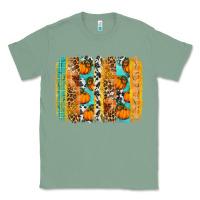 Sage Fall Pumpkin brushstrokes Classic Tee - NancyCooperArtShop