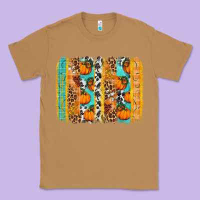 Fall Pumpkin Brushstrokes Classic Tee Designed By Nancycooperartshop