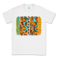 White Fall Pumpkin brushstrokes Classic Tee - NancyCooperArtShop