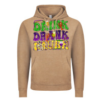 Vintage Coffee Drink drank drunk Mardi Gras Vintage Hoodie - HowdyJamesFarm