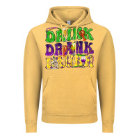 Vintage Mustard Drink drank drunk Mardi Gras Vintage Hoodie - HowdyJamesFarm