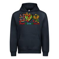 Navy peace love fiesta ado Urban Hoodie - AdoDesignShop