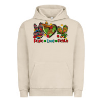 Pigment French Oak peace love fiesta ado Urban Hoodie - AdoDesignShop