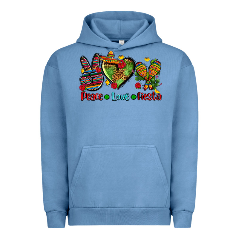 Peace Love Fiesta Ado Urban Hoodie by AdoDesignShop | Teevron