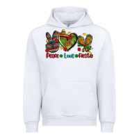 White peace love fiesta ado Urban Hoodie - AdoDesignShop