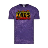Cloud Purple juneteenth 1865 Vintage Tee - CowGirlArtShop