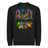 Black aba therapist Heavyweight Sweatshirt - CowhideDigitalArt