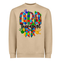Mushroom aba therapist Heavyweight Sweatshirt - CowhideDigitalArt