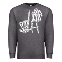 Charcoal Heather la hand sign lazy diy halloween costume skeleton los angeles pullover Premium Sweatshirt - trangStudio