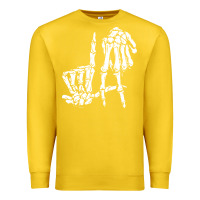 Lemon la hand sign lazy diy halloween costume skeleton los angeles pullover Premium Sweatshirt - trangStudio
