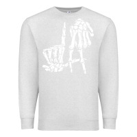 Oatmeal Heather la hand sign lazy diy halloween costume skeleton los angeles pullover Premium Sweatshirt - trangStudio