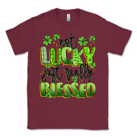 Burgundy not lucky just really blessed Classic Tee - Artiststas