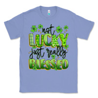 Colony Blue not lucky just really blessed Classic Tee - Artiststas