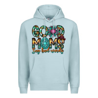 Blue Mist Good Moms Say Bad Words Premium Hoodie - CowhideDigitalArt