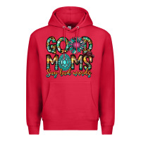 Cardinal Good Moms Say Bad Words Premium Hoodie - CowhideDigitalArt