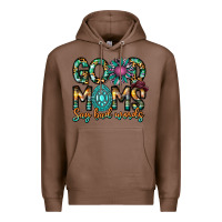 Chestnut Good Moms Say Bad Words Premium Hoodie - CowhideDigitalArt