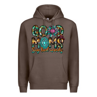 Coffee Good Moms Say Bad Words Premium Hoodie - CowhideDigitalArt