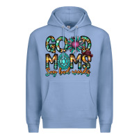 Colony Blue Good Moms Say Bad Words Premium Hoodie - CowhideDigitalArt