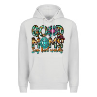 Dove Grey Good Moms Say Bad Words Premium Hoodie - CowhideDigitalArt