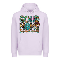 Lilac Good Moms Say Bad Words Premium Hoodie - CowhideDigitalArt