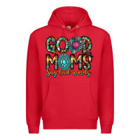 Red Good Moms Say Bad Words Premium Hoodie - CowhideDigitalArt