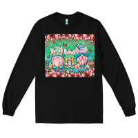 Black Easter gnomes Long Sleeve Tee - OliviaCreatesArt