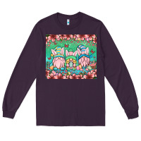Plum Easter gnomes Long Sleeve Tee - OliviaCreatesArt