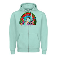 Seafoam mimi Zipper Hoodie - SublimationCraftShop