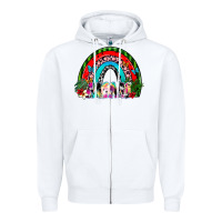 White mimi Zipper Hoodie - SublimationCraftShop