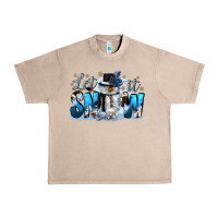 French Oak let it snow Urban Heavy Tee - CowGirlArtShop