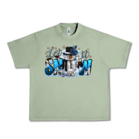 Oil Green let it snow Urban Heavy Tee - CowGirlArtShop