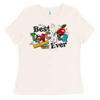 Bone best teacher ever Ladies Tee - NancyCooperArtShop