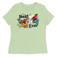 Matcha best teacher ever Ladies Tee - NancyCooperArtShop