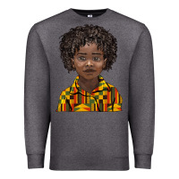 Charcoal Heather black boy Premium Sweatshirt - BarkalooDesign