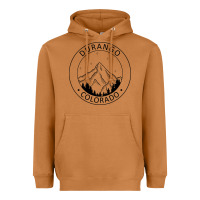 Meerkat Durango Mountain City - Colorado State Souvenir Gift Heavyweight Hoodie - trangStudio