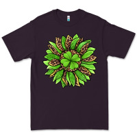 Plum lucky leopard st patricks sunflower Premium Tee - Jasminsmagicworld