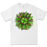 White lucky leopard st patricks sunflower Premium Tee - Jasminsmagicworld