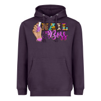 Plum nail boss Heavyweight Hoodie - BarkalooDesign
