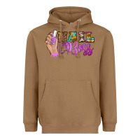 Toasted Coconut nail boss Heavyweight Hoodie - BarkalooDesign