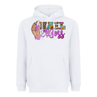White nail boss Heavyweight Hoodie - BarkalooDesign