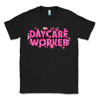 Black Breast Cancer Daycare Worker Classic Tee - texasbilliewilder