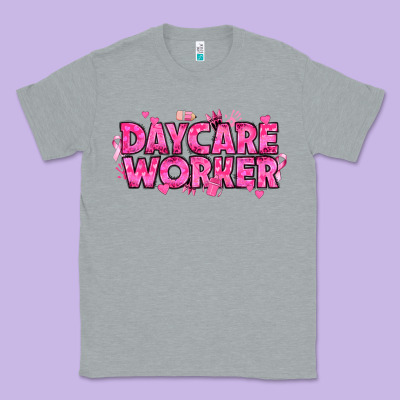 Breast Cancer Daycare Worker Classic Tee Designed By Texasbilliewilder