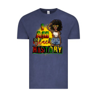 Vintage Denim i am black history juneteenth Vintage Tee - CowGirlArtShop