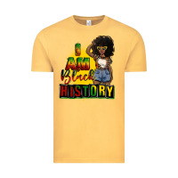 Vintage Mustard i am black history juneteenth Vintage Tee - CowGirlArtShop