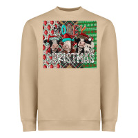 Mushroom mooey Christmas Heavyweight Sweatshirt - CowhideDigitalArt