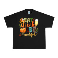 Black eat drink and be thankful Urban Heavy Tee - CowGirlArtShop