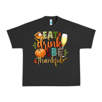 Pigment Black eat drink and be thankful Urban Heavy Tee - CowGirlArtShop
